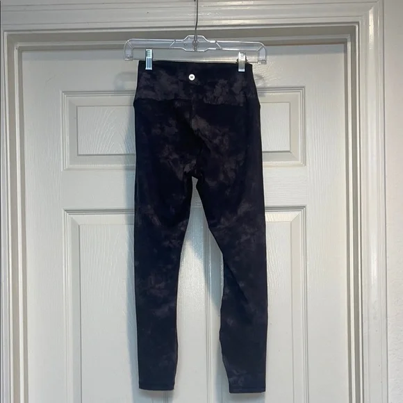 RBX Black and Gray tie dye High-Rise Leggings - Picture 7 of 8